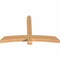 Ekena Millwork Bellingham Timber Gable Bracket, Western Red Cedar, 72"W x 45"H x 5 1/2"D x 5 1/2"F, 15/12 Pitch GBW072X45X0606BEL00SWR - alternate 4